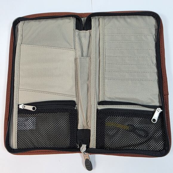 REI Co-op Travel Document Organizer Cash passport Organizer Clutch Wallet Bag - Picture 4 of 10